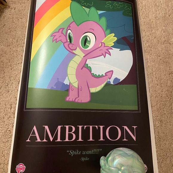 My Little Pony: San Diego Comic Con 2011 Motivational Posters Set of 8 VERY RARE - Picture 11 of 13